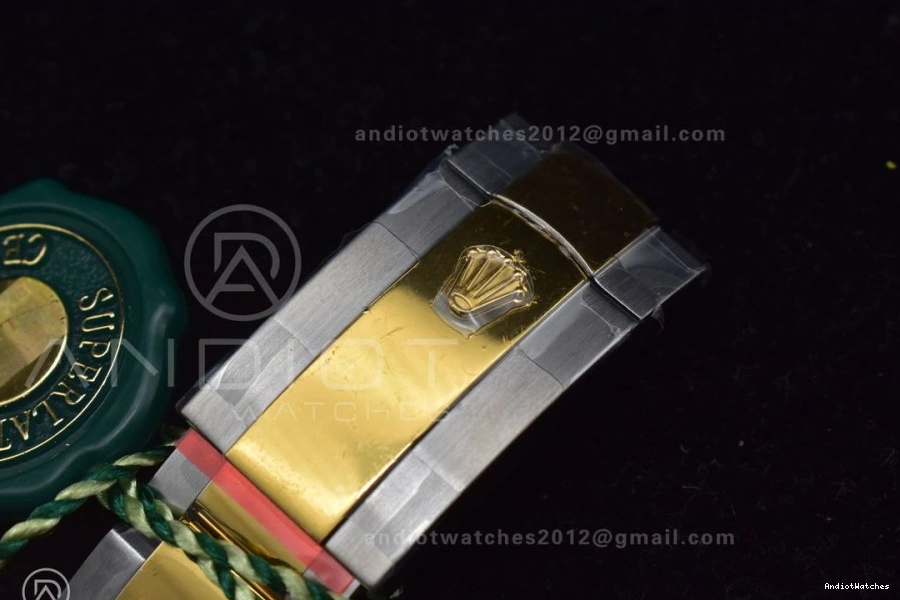 White 1:1 904L YG Dial DateJust 41 599 on VS ModernLook VSF Oyster 126333 SS Best Edition Bracelet 0405